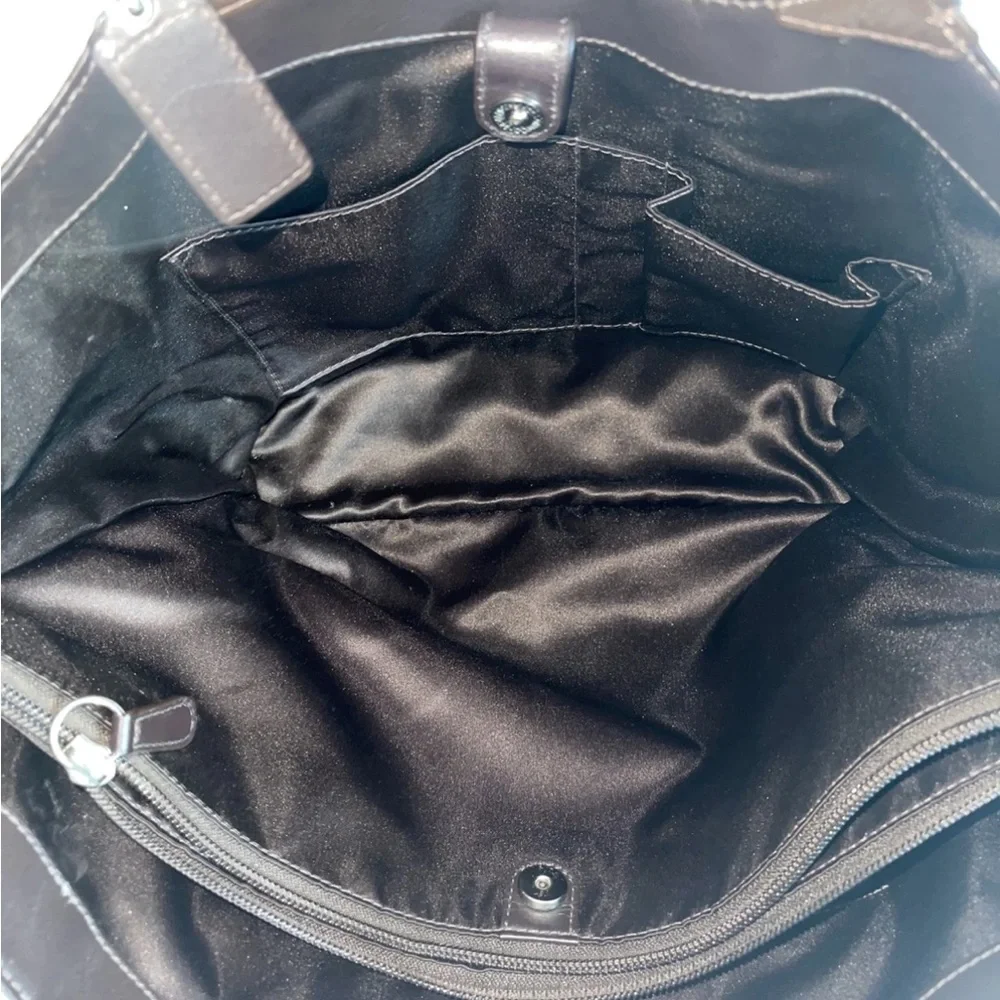 Coach Tan and Brown Signature Tote​